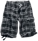 Checked Shorts, Black Premium by EMP, Korte broek