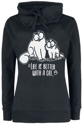Life Is Better With A Cat, Simon' s Cat, Sweatshirts