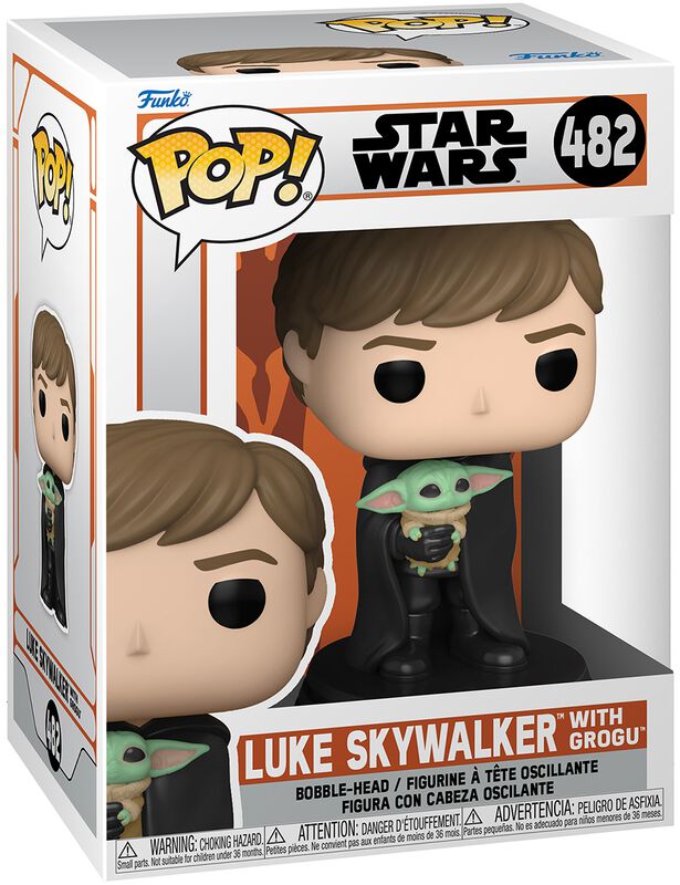 Luke Skywalker with Grogu Vinyl Figuur 482