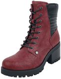 Rode boots met hak, Black Premium by EMP, Laars