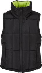 Ladies Reversible Cropped Puffer Vest, Urban Classics, Vest
