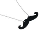 Moustache Plexi Necklace, mint., Halsketting