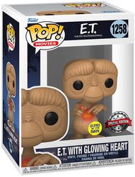 E.T. with glowing heart (GITD) vinyl figuur nr. 1258, E.T. - the Extra-Terrestrial, Funko Pop!