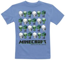 Kids - Create, Explore, Survive, Minecraft, T-shirt