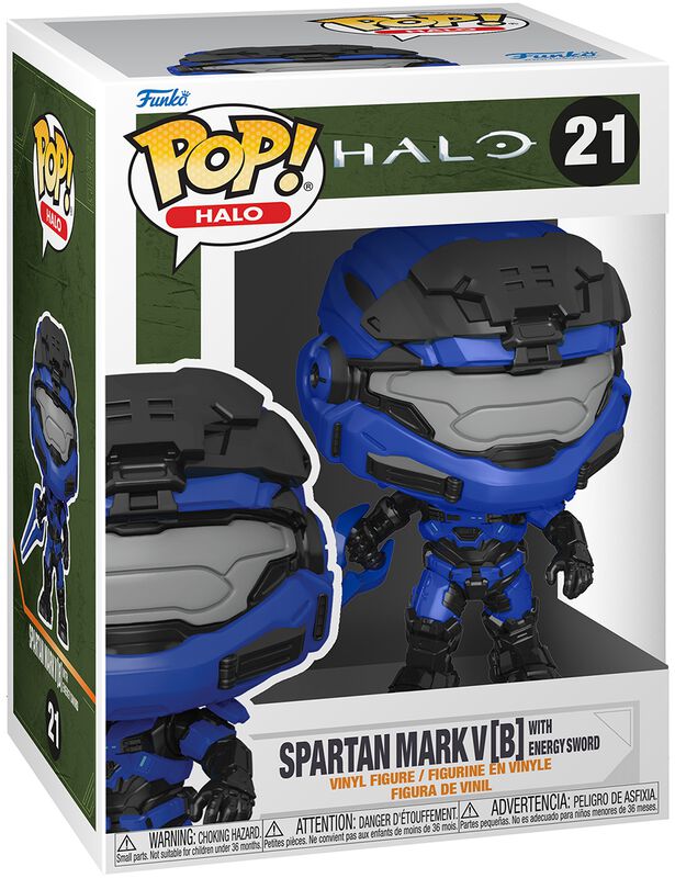 Spartan Mark V (B) with Energy Sword (Chase Edition Possible!) Vinyl Figuur 21