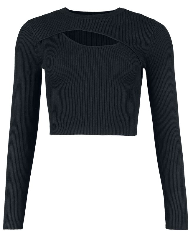 Onliza L/S peek-a-boo sweater