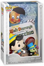Funko POP! Filmposter - Disney 100 Pinocchio & Jimmy Cricket vinyl figuur nr. 08, Pinocchio, Funko Pop!