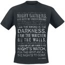 GOZOO - Night's Watch Oath, Game of Thrones, T-shirt