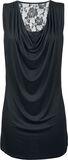 Sleeveless Backlace Dress, Black Premium by EMP, Korte jurk