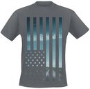 In Amerika - Flag, Rammstein, T-shirt