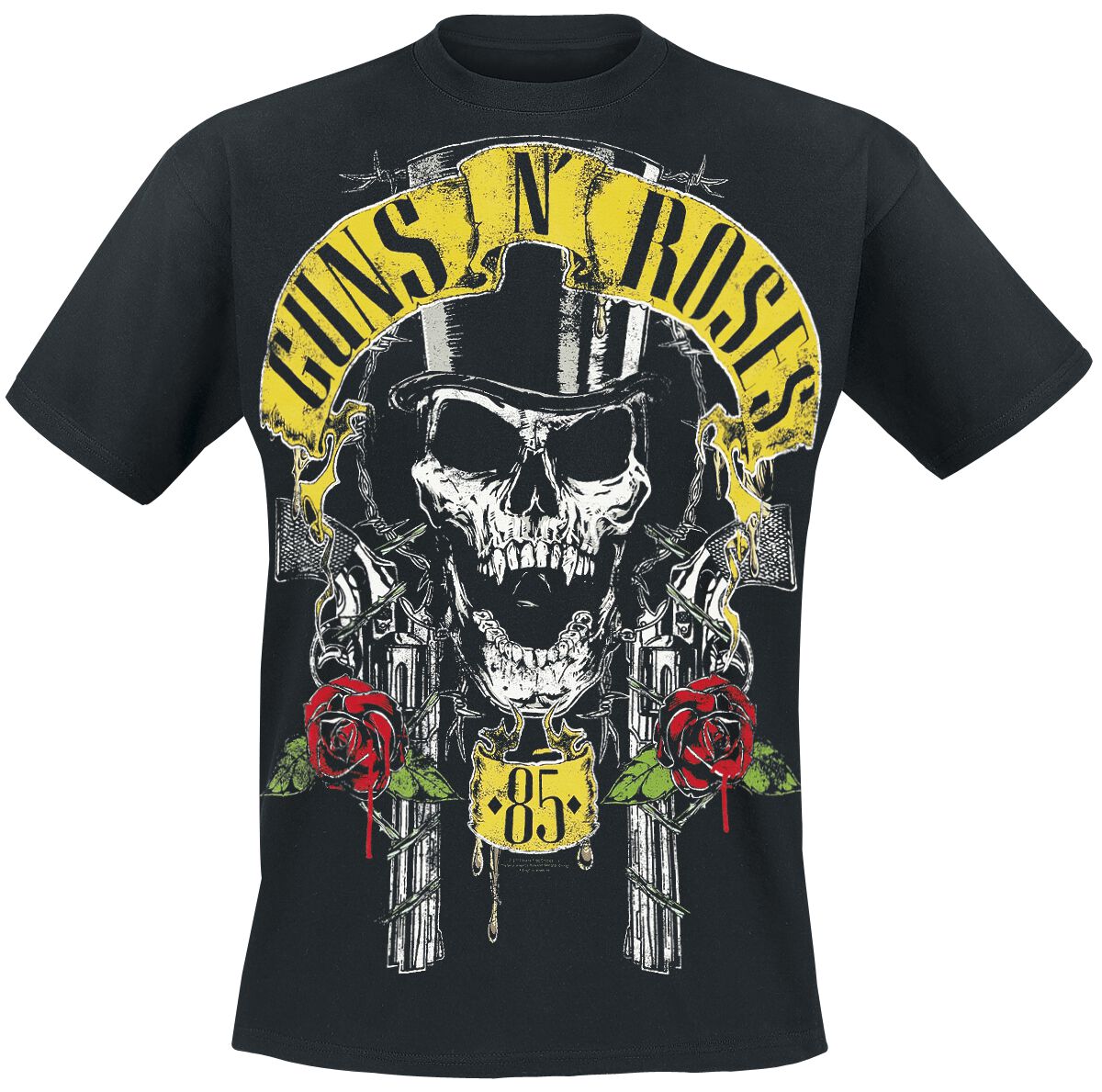 mens t online avengers shirt Top  shirt N' Roses  Large T  Guns Hat