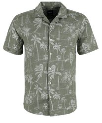 ONSCaiden Reg Hawaii AOP Linen, ONLY and SONS, Shirt met korte mouwen