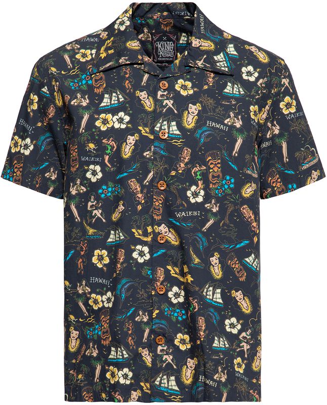 Tropical Hawaiian Style Shirt Deluxe