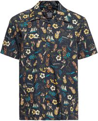 Tropical Hawaiian Style Shirt Deluxe, King Kerosin, Shirt met korte mouwen