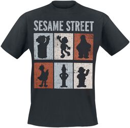 Sesamstraat - Straat personages, Sesame Street, T-shirt