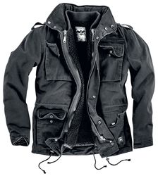 Army Field Jacket, Black Premium by EMP, Winterjas