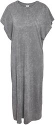 NMRena S/S Long Slit Dress JRS, Noisy May, Medium-lengte jurk