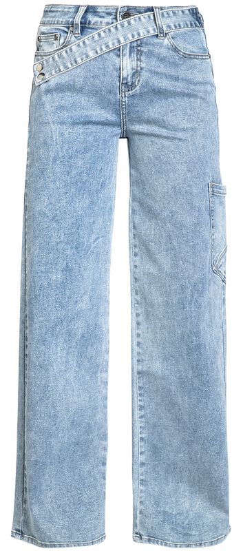 Jeans with Wide-Cut Leg