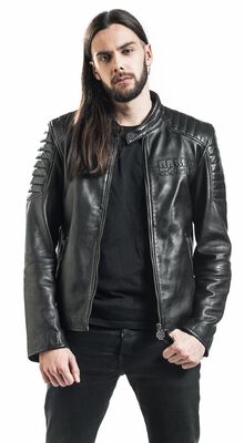 Leren jas heren Perfecto zwart 9915 - Leather Leren jas heren Perfecto zwart 9915 - Leather