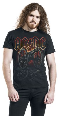About To Rock Canon Red | AC/DC T-shirt | Large