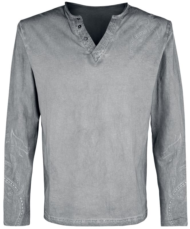 Grey Long-Sleeve Shirt