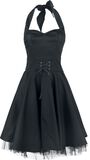 Halter Dress, Black Premium by EMP, Medium-lengte jurk