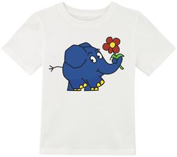 Kids - T-shirt - Olifant met bloem, Die Sendung mit der Maus, T-shirt
