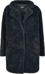 Ladies Oversized Sherpa Coat, Urban Classics, Korte jas