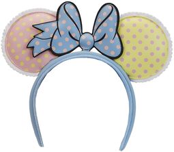 Loungefly - Minnie Pastel Colour Block Dots, Mickey Mouse, Hoofdband