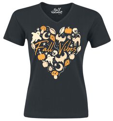 Halloween T-shirt met Fall Vibes motief, Full Volume by EMP, T-shirt