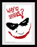 The Dark Knight - Joker Smile, The Joker, Ingelijste Afbeelding