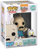 90's Nickelodeon Rocko with Spunky (Chase Edition Possible) Vinyl Figure 320, 90's Nickelodeon, Funko Pop!