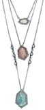 Stone Waterfall Necklace, Wildkitten®, Halsketting