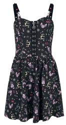 Ditsy Ouija Printed Mini Dress, Jawbreaker, Korte jurk