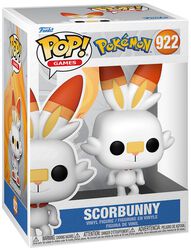 Scorbunny vinyl figuur nr. 922, Pokémon, Funko Pop!