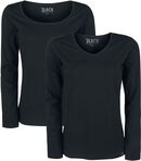Longsleeve Double-Pack, Black Premium by EMP, Shirt met lange mouwen