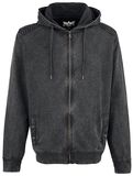Hooded Burnout Basic Jacket, Black Premium by EMP, Vest met capuchon