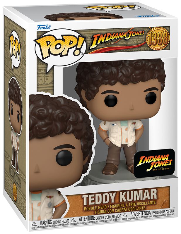 Indiana Jones & the Dial of Destiny - Teddy Kuman vinyl figuur nr. 1388