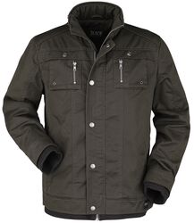 Army Field Jacket, Black Premium by EMP, Tussenseizoensjas
