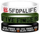 Logo-Set, Five Finger Death Punch, Armband Set