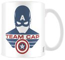 Team Cap, Captain America, Kop
