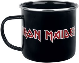 Logo - Emaille Mug, Iron Maiden, Kop