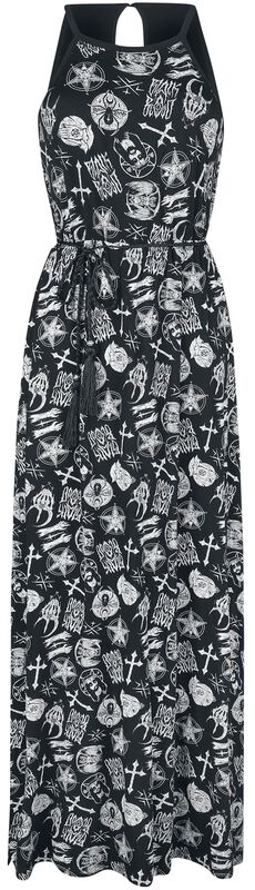 Maxi Dress with All-Over Print
