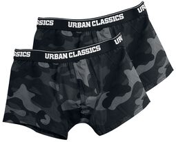 2-Pack Camo Boxer Shorts, Urban Classics, Boxerset