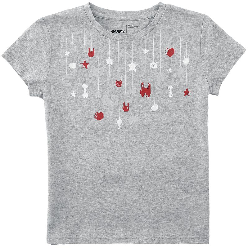Kids T-shirt met rock hand en sterren