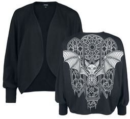 Vest met vleermuismouwen, Gothicana by EMP, Cardigan