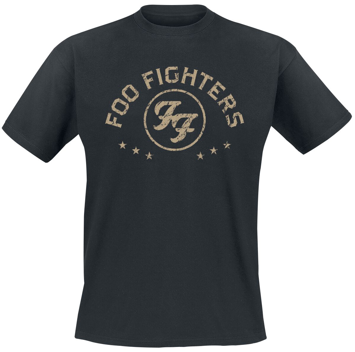 duurzame grondstof tint Couscous Arched Star | Foo Fighters T-shirt | Large