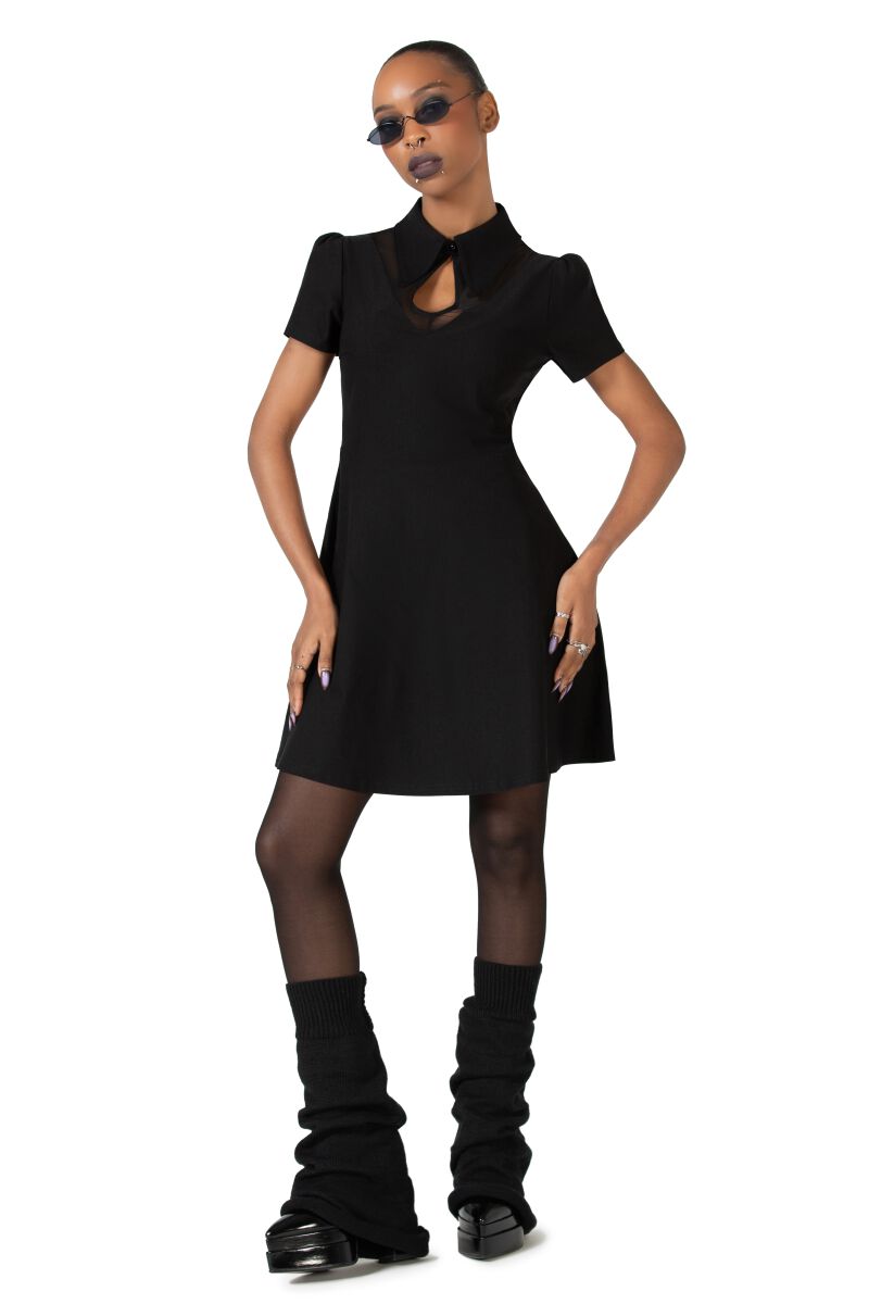 Wept Inside Mini Dress KIHILIST by KILLSTAR Mini-jurk Large