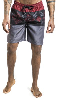 Urban Classics Heren zwembroek Board Bermuda Shorts, lange zwembroek met trekkoord in de tailleband, verkrijgbaar in 2 kleuren, maten S - XXL, zwart, M Urban Classics Heren zwembroek Board Bermuda Shorts, lange zwembroek met trekkoord in de tailleband, verkrijgbaar in 2 kleuren, maten S - XXL, zwart, M