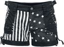 Stars & Stripes, Black Premium by EMP, Hot Pants
